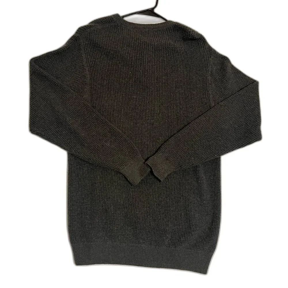 L.L. Bean Gray Crewneck Sweater Classic Knit